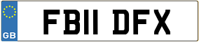 Truck License Plate